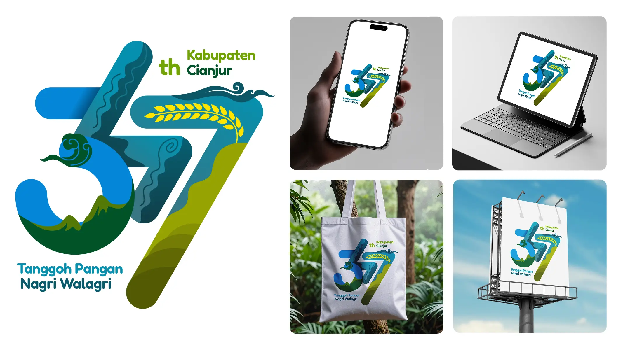Logo HUT Kabupaten Cianjur ke-347